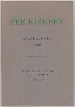 Bild des Verkufers fr Per Kirkeby: Radierungen 1990 zum Verkauf von Jeff Hirsch Books, ABAA
