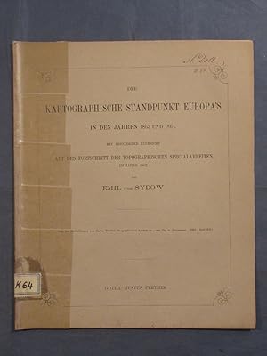 Imagen del vendedor de Der kartographische Standpunkt Europa's (Europas) in den Jahren 1863 und 1864. Mit besonderer Rcksicht auf den Fortschritt der topographischen Specialarbeiten (Aus den Mitttheilungen von Justus Perthes' Geographischer Anstalt etc. von Dr. A. Petermann, 1864, H. XII),. a la venta por Das Konversations-Lexikon