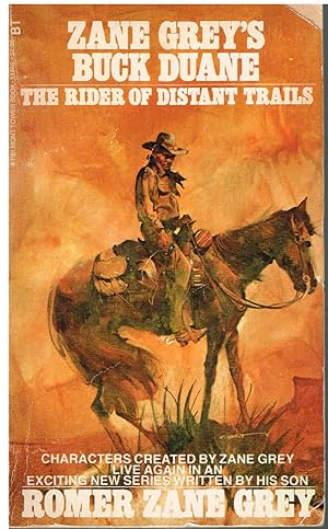 Bild des Verkufers fr Zane Grey's Buck Duane The Rider of Distant Trails zum Verkauf von First Class Used Books