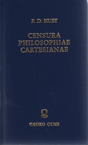 Imagen del vendedor de Censura Philosophiae Cartesianae. a la venta por Fundus-Online GbR Borkert Schwarz Zerfa