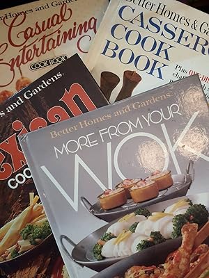 Seller image for Four Books: Mexican Cook Book; More From your Wok, Casserole Cook Book; Casual Entertaining Cook Book for sale by Hammonds Antiques & Books