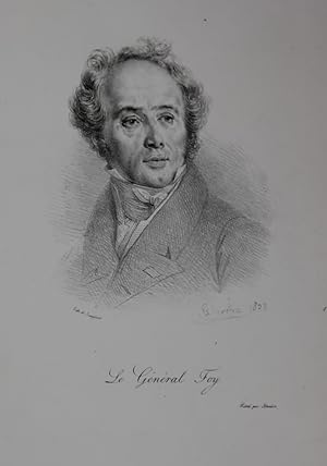 Bild des Verkufers fr Portrait. Brustfigur nach halbrechts. Lithographie von Achille Devria (1800-1857) et Pierre Langlum. zum Verkauf von Antiquariat  Braun