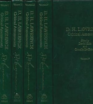 Bild des Verkufers fr D H Lawrence. Critical Assessments. 4 volume set zum Verkauf von Barter Books Ltd