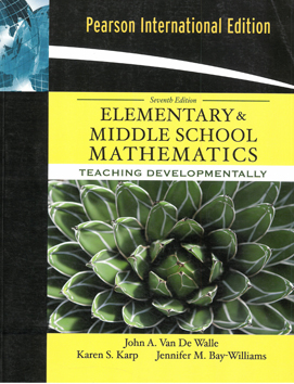 Imagen del vendedor de Elementary and Middle School Mathematics. Teaching Developmentally. a la venta por Eaglestones