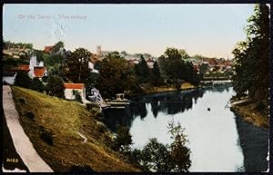 Imagen del vendedor de Shrewsbury Shropshire Postcard 1917 On The Severn a la venta por Postcard Anoraks