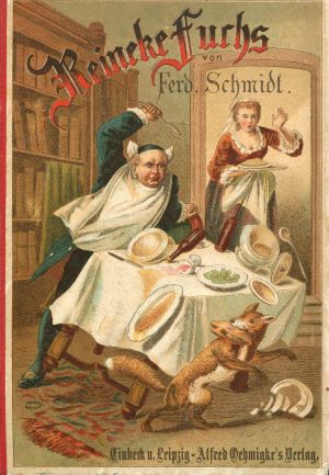 Seller image for Reineke Fuchs-mit zahlreiche Holzschnitten und bunten Bildern for sale by Gabis Bcherlager