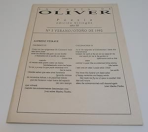 Seller image for La Carta de Oliver 5 (Summer/Autumn 1992) for sale by Test Centre Books