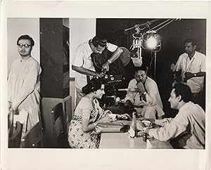 Seller image for The Big City [Mahanagar] (Original photograph of Satyajit Ray, Anil Chatterjee, and Madhavi Mukherjee on the set of the 1963 film) for sale by Royal Books, Inc., ABAA