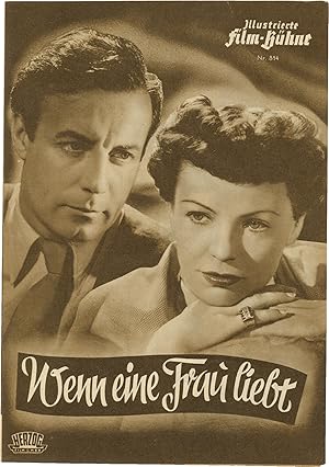 Wenn eine Fraü liebt [When a Woman Loves] (Original program for the 1950 film)