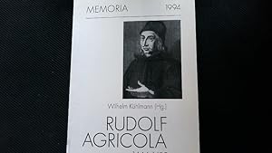 Bild des Verkufers fr Rudolf Agricola. 1444 - 1485 ; Protagonist des nordeuropischen Humanismus, zum 550. Geburtstag. zum Verkauf von Antiquariat Bookfarm