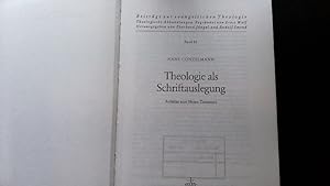 Image du vendeur pour Theologie als Schriftauslegung. Aufstze zum Neuen Testament. mis en vente par Antiquariat Bookfarm