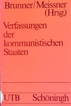 Bild des Verkufers fr Verfassungen der kommunistischen Staaten. zum Verkauf von Antiquariat Bookfarm