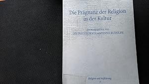 Seller image for Die Prgnanz der Religion in der Kultur. Ernst Cassirer und die Theologie. for sale by Antiquariat Bookfarm
