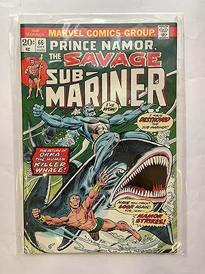 Prince Namor: The SAVAGE SUB-MARINER, Namor Strikes. Número 66.