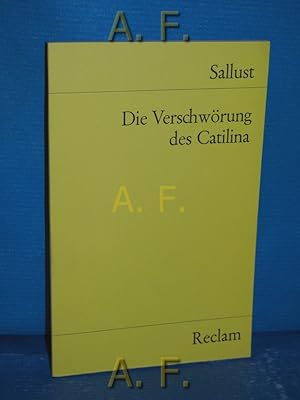 Seller image for Die Verschwrung des Catilina. bers., Nachw. u. Anm. von Karl Bchner / Reclam-Basis-Bibliothek antike Literatur, Reclams Universal-Bibliothek Nr. 889 for sale by Antiquarische Fundgrube e.U.