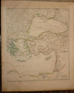Topographisch-historischer Atlas von Hellas und den hellenischen Colonien in 24 Blättern, unter M...