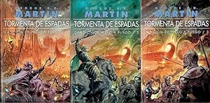 Imagen del vendedor de TORMENTA DE ESPADAS (BOLSILLO) (tres volúmenes) a la venta por LIBRERÍA LAS HOJAS