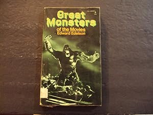 Seller image for Great Monsters Of The Movies pb Edward Edelson 9/74 1st Pocket Books Print for sale by Joseph M Zunno