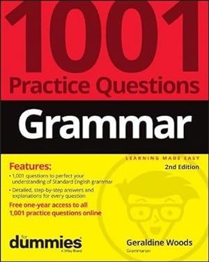 Bild des Verkufers fr Grammar: 1001 Practice Questions For Dummies (+ Free Online Practice) zum Verkauf von AHA-BUCH GmbH