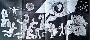 Bild des Verkufers fr La Paix. Reproduction photographique en noir / Offset-Lithographie. Erschien als Beilage zu: Pablo Picasso: La Guerre et La Paix. Paris, Editions Cercle d'Art 1954. zum Verkauf von Versandantiquariat Ruland & Raetzer