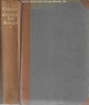 Der Genius des Krieges und der Deutsche Krieg. Von Max Scheler.