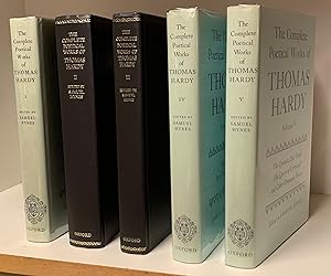 Seller image for The Complete Poetical Works of Thomas Hardy. Edited by Samuel Hynes. In five (5) volumes. [Oxford English Texts series]. for sale by James Hawkes