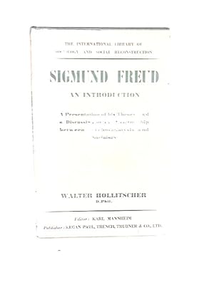 Image du vendeur pour Sigmund Freud mis en vente par World of Rare Books