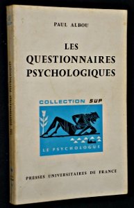 Image du vendeur pour Les Questionnaires psychologiques : Par Paul Albou mis en vente par Ammareal