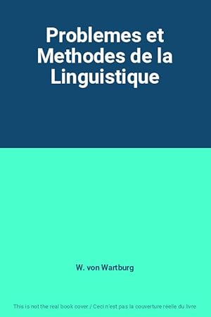 Imagen del vendedor de Problemes et Methodes de la Linguistique a la venta por Ammareal