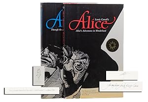 Seller image for Lewis Carroll's Alice [The Pennyroyal Edition, Inscribed]; Alice's Adventures in Wonderland; Through the Looking-Glass and What Alice Found There for sale by Cleveland Book Company, ABAA