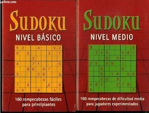 Bild des Verkufers fr Lot de deux ouvrages : Sudoku nivel basico : 160 rompecabezas faciles para principiantes + Sudoku nivel medio : 160 rompecabezas de dificultad media para jugadores experimentados zum Verkauf von Le-Livre
