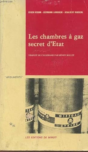 Bild des Verkufers fr Les chambres  gaz, secret d'Etat zum Verkauf von Le-Livre