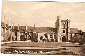 Winchester St. Cross Hospital Vintage Sepia View Postcard Frith's
