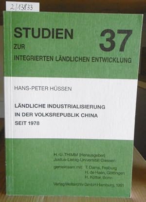 Bild des Verkufers fr Lndliche Industrialisierung in der Volksrepublik China seit 1978. zum Verkauf von Versandantiquariat Trffelschwein