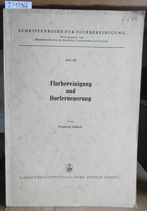 Immagine del venditore per Flurbereinigung und Dorferneuerung. venduto da Versandantiquariat Trffelschwein