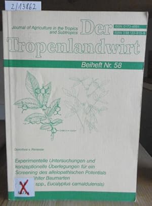 Seller image for Experimentelle Untersuchungen und konzeptionelle berlegungen fr ein screening-Verfahren des allelopathischen Potentials ausgewhlter Baumarten (Juglans spp., Eucalyptus camaldulensis). for sale by Versandantiquariat Trffelschwein