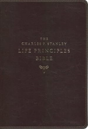 Immagine del venditore per Charles F. Stanley Life Principles Bible : New American Standard Bible, Burgundy, Leathersoft venduto da GreatBookPrices