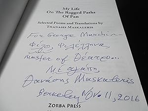 Immagine del venditore per My Life on the Ragged Paths of Pan: Selected Poems and Translations by Thanasis Maskaleris venduto da Eastburn Books