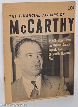 The Financial Affairs of McCarthy