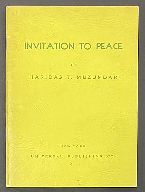 Imagen del vendedor de Invitation to peace a la venta por Bolerium Books Inc.