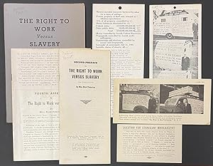 The right to work versus slavery [with related materials]