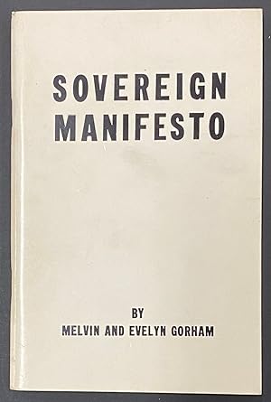 Bild des Verkufers fr Sovereign manifesto zum Verkauf von Bolerium Books Inc.