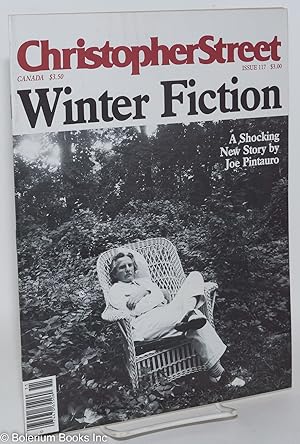 Seller image for Christopher Street: vol. 10, #9, whole issue #117, November 1987; Winter Fiction: Shocking New Story by Joe Pintauro for sale by Bolerium Books Inc.