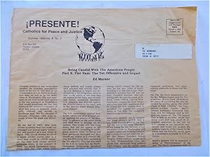 Seller image for Presente! Catholics for Peace and Justice (Summer 1989 Vol. X No. 2) (Newspaper) for sale by Bloomsbury Books