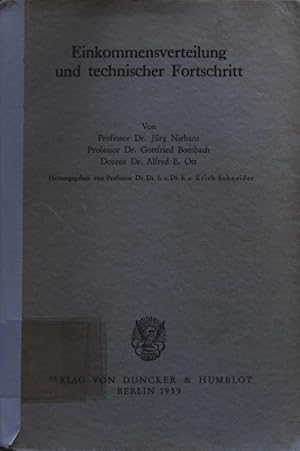 Seller image for Einkommensverteilung und technischer Fortschritt. for sale by Antiquariat Bookfarm