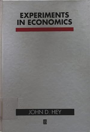 Bild des Verkufers fr Experiments in economics. zum Verkauf von Antiquariat Bookfarm