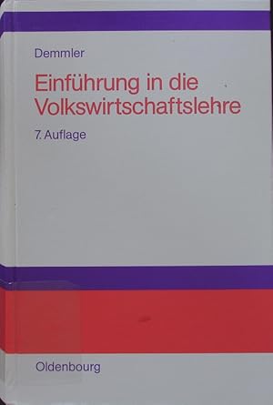 Seller image for Einfhrung in die Volkswirtschaftslehre. Elementare Preistheorie. - [1]. [Hauptband]. for sale by Antiquariat Bookfarm