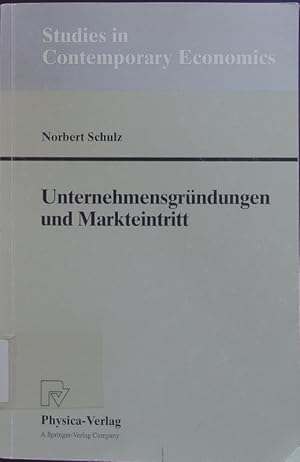 Seller image for Unternehmensgrndungen und Markteintritt. mit 31 Tab. for sale by Antiquariat Bookfarm