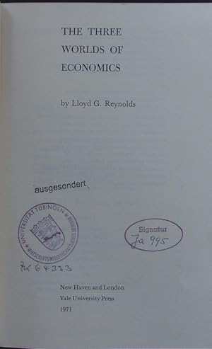 Bild des Verkufers fr The three worlds of economics. zum Verkauf von Antiquariat Bookfarm