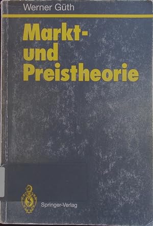 Seller image for Markt- und Preistheorie. for sale by Antiquariat Bookfarm
